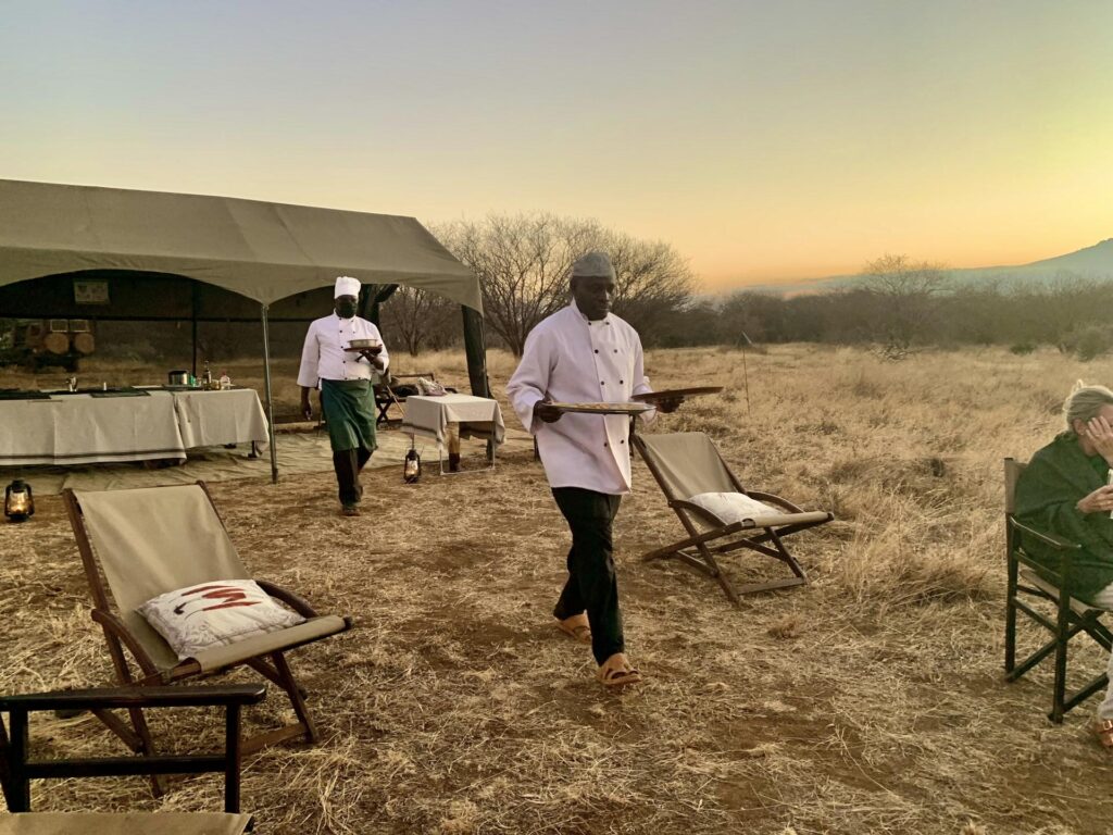 Tented camp safari in Kenya